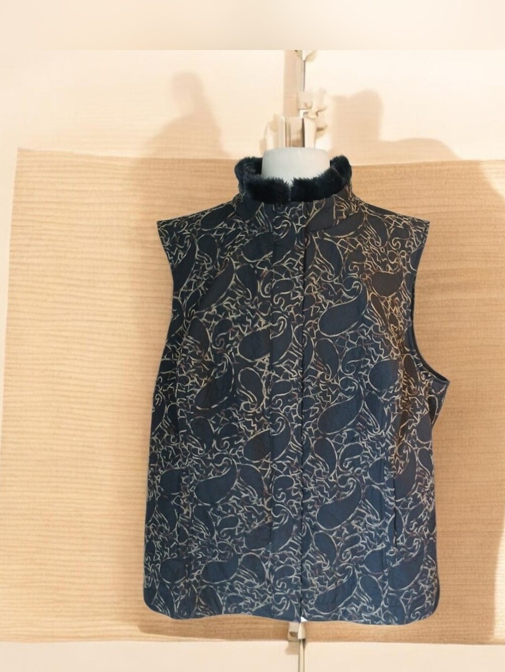 🔻CJ Banks Paisley Plus Size Vest | Button Up